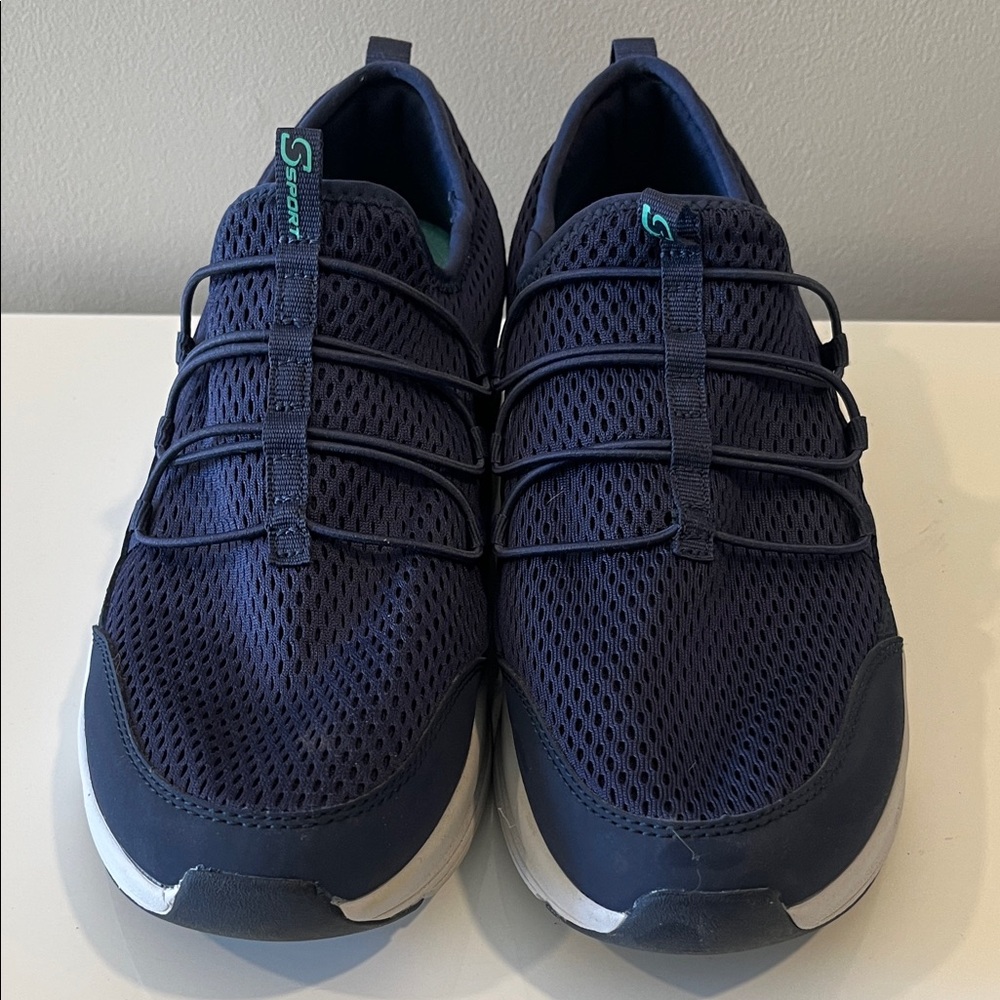 Skechers Sport Navy Blue Athletic Shoes Arch Comfort Women’s size 10
